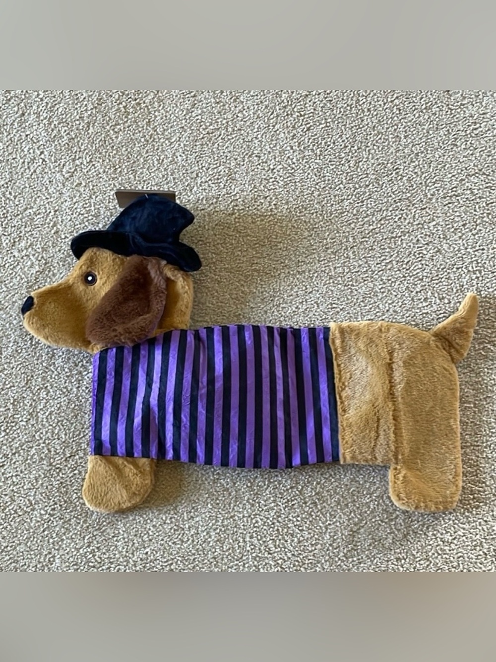Large Adorable dachshund dog toy.